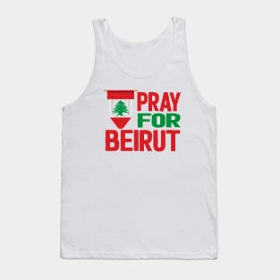 pray for beirut lebanon Tank Top